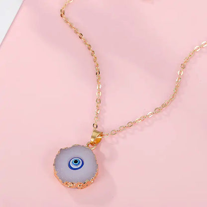 Vintage Evil Eye Pendant Necklace