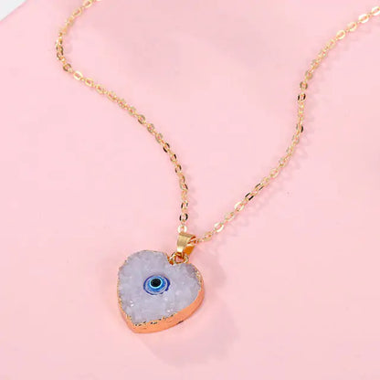 Vintage Evil Eye Pendant Necklace