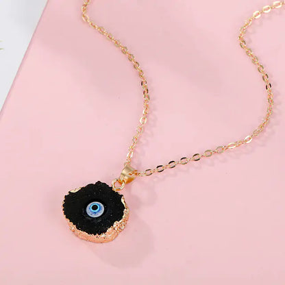 Vintage Evil Eye Pendant Necklace