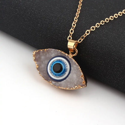 Vintage Evil Eye Pendant Necklace