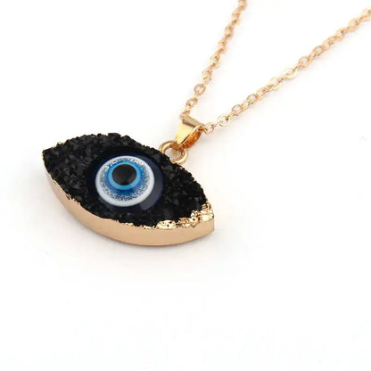 Bohemian Vintage Turkish Evil Eye Pendant Necklace