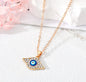 Crystal Turkish Eye Necklace