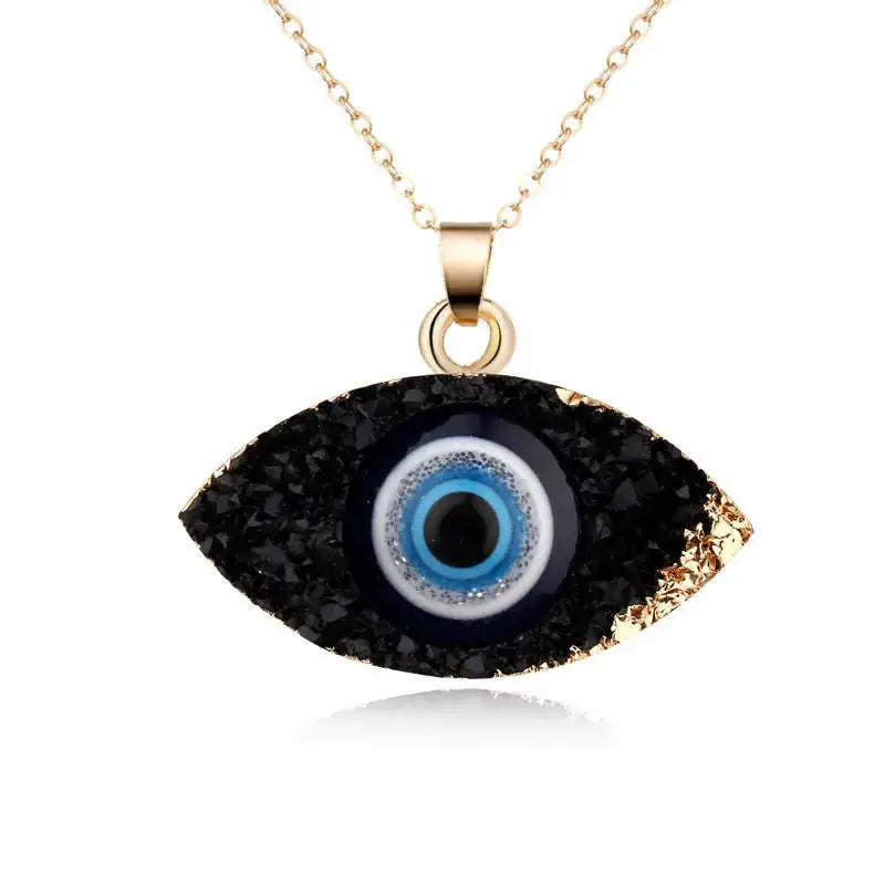 Bohemian Vintage Turkish Evil Eye Pendant Necklace