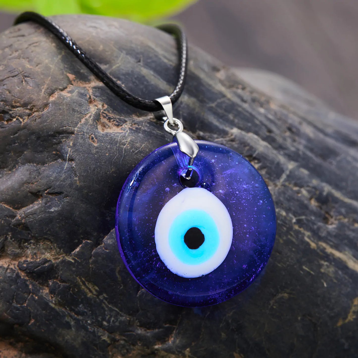 Vintage Evil Eye Pendant Necklace